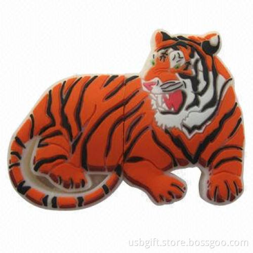 USB flash drives, simulation tiger shaped USB flash, 4GB tiger USB flash drive, gift USB flash